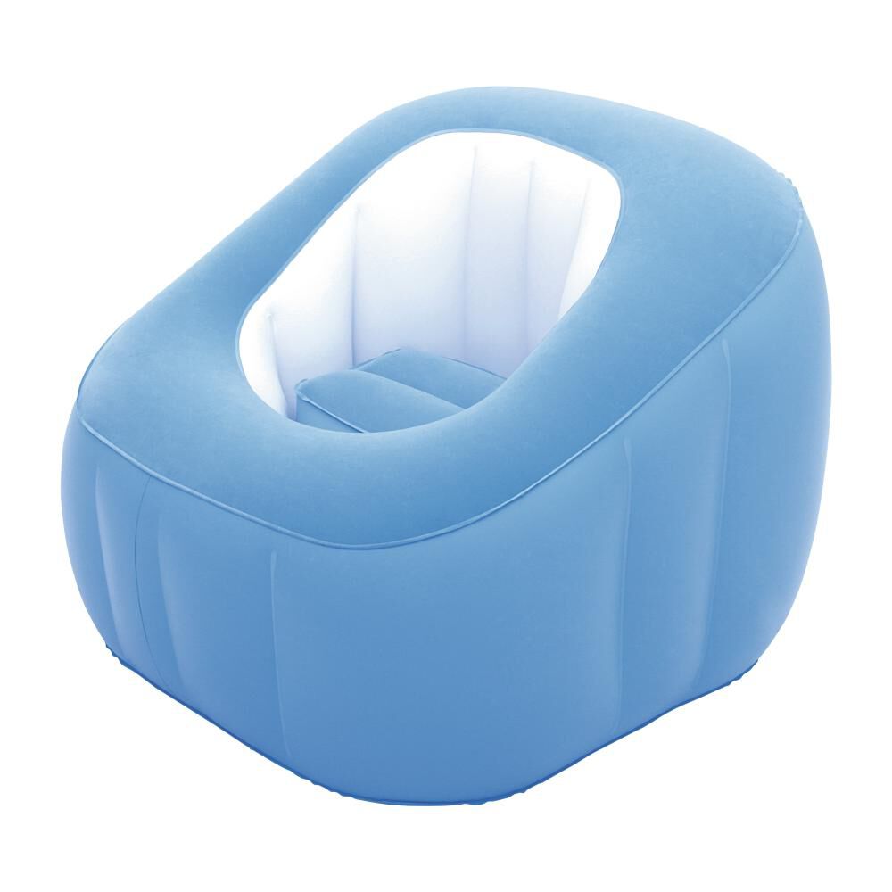 Sillón Inflable Bestway Comfi Cube Azul image number 0.0