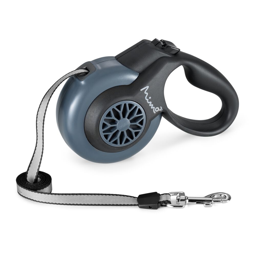 Correa Retrac Abs Perro Mimo P 5 Mt 12kg Gri Pp037 image number 0.0