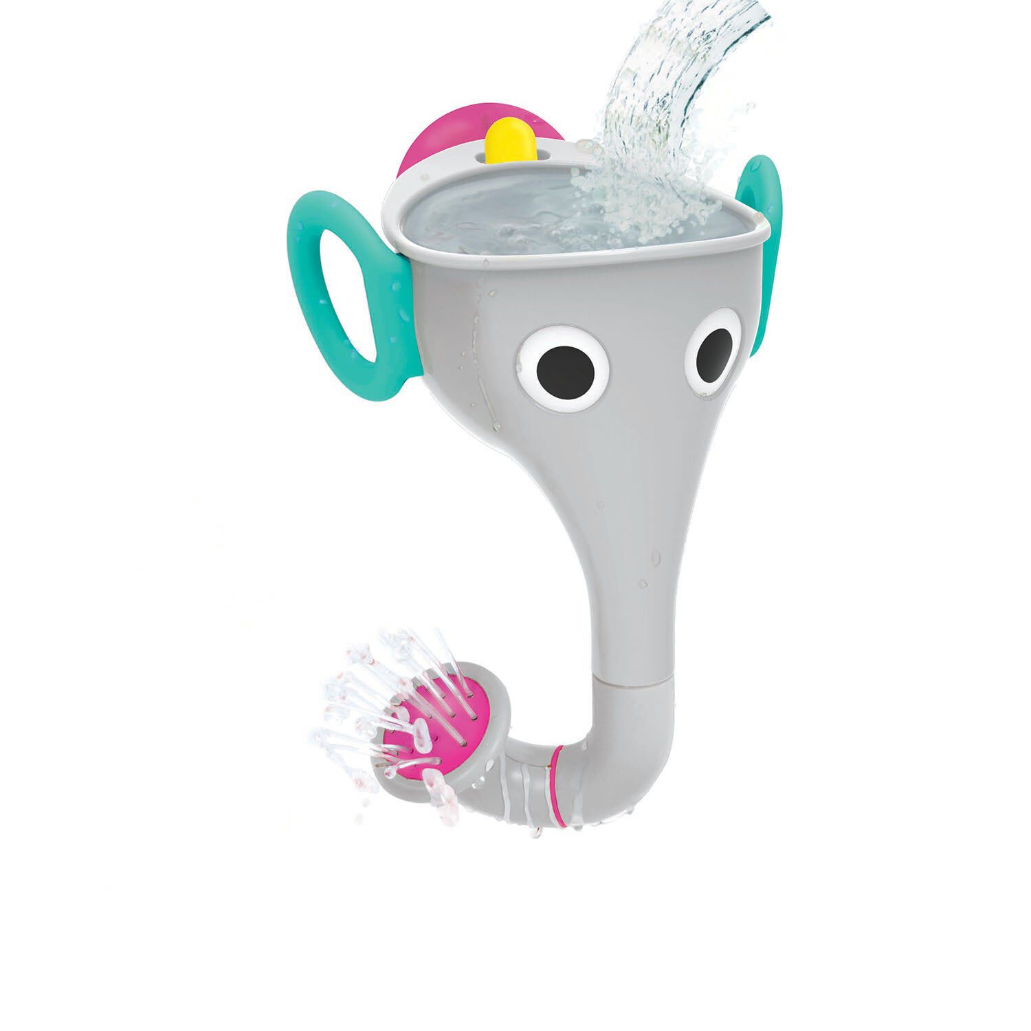 Juego De Ba&ntilde;o Elefante Embudo Gris Infantil Beb&eacute; Ni&ntilde;o Ni&ntilde;a Tina Yookidoo image number 1.0