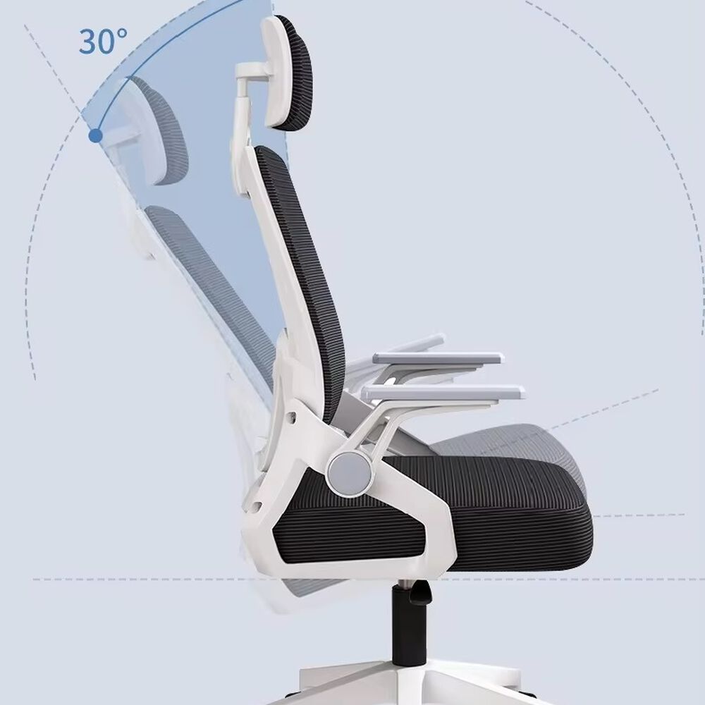 Silla Ejecutiva De Oficina Ergonomic Essential Blanco image number 4.0