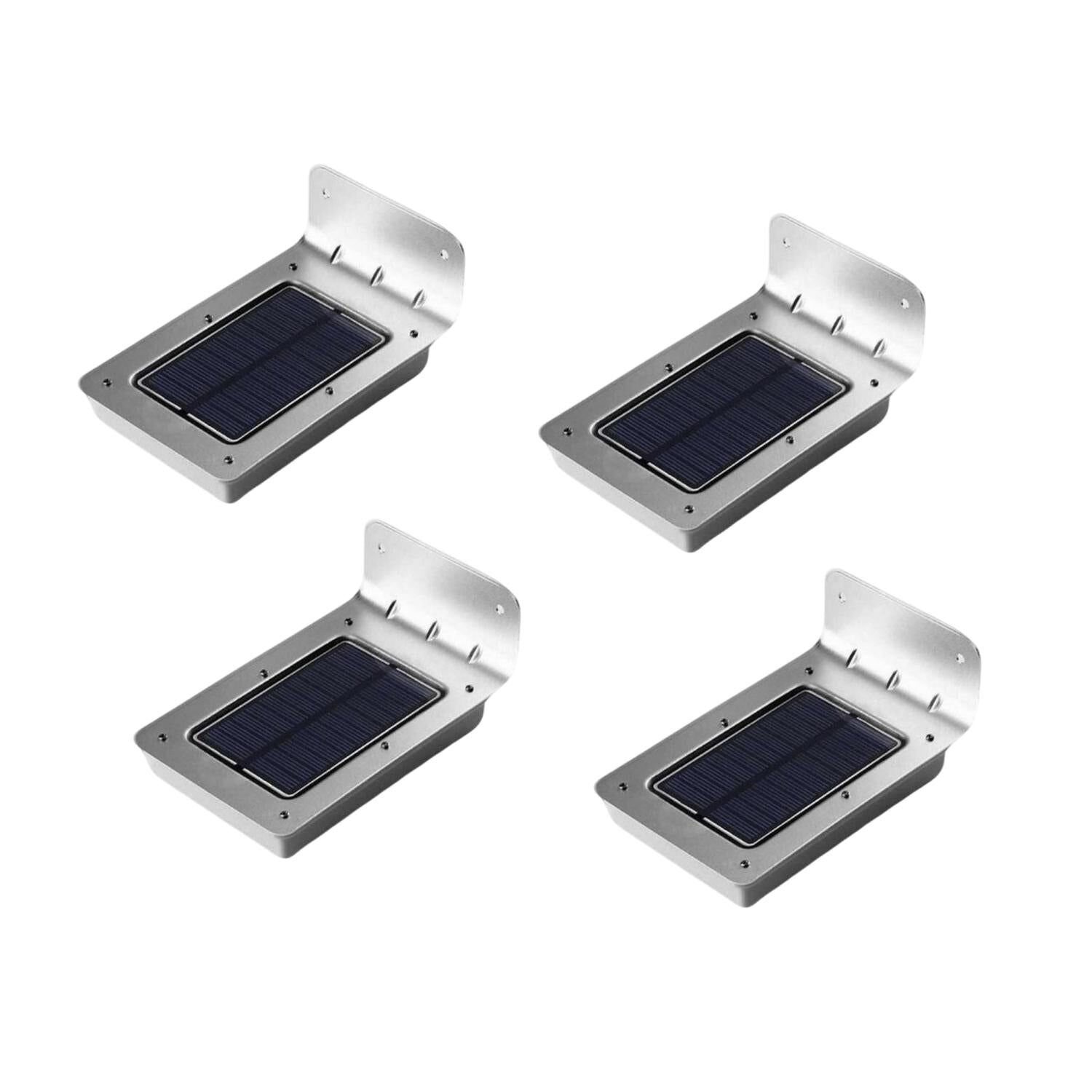 Pack 4 Aplique Luz Led Solar Con Sensor De Movimiento Contra Agua image number 0.0