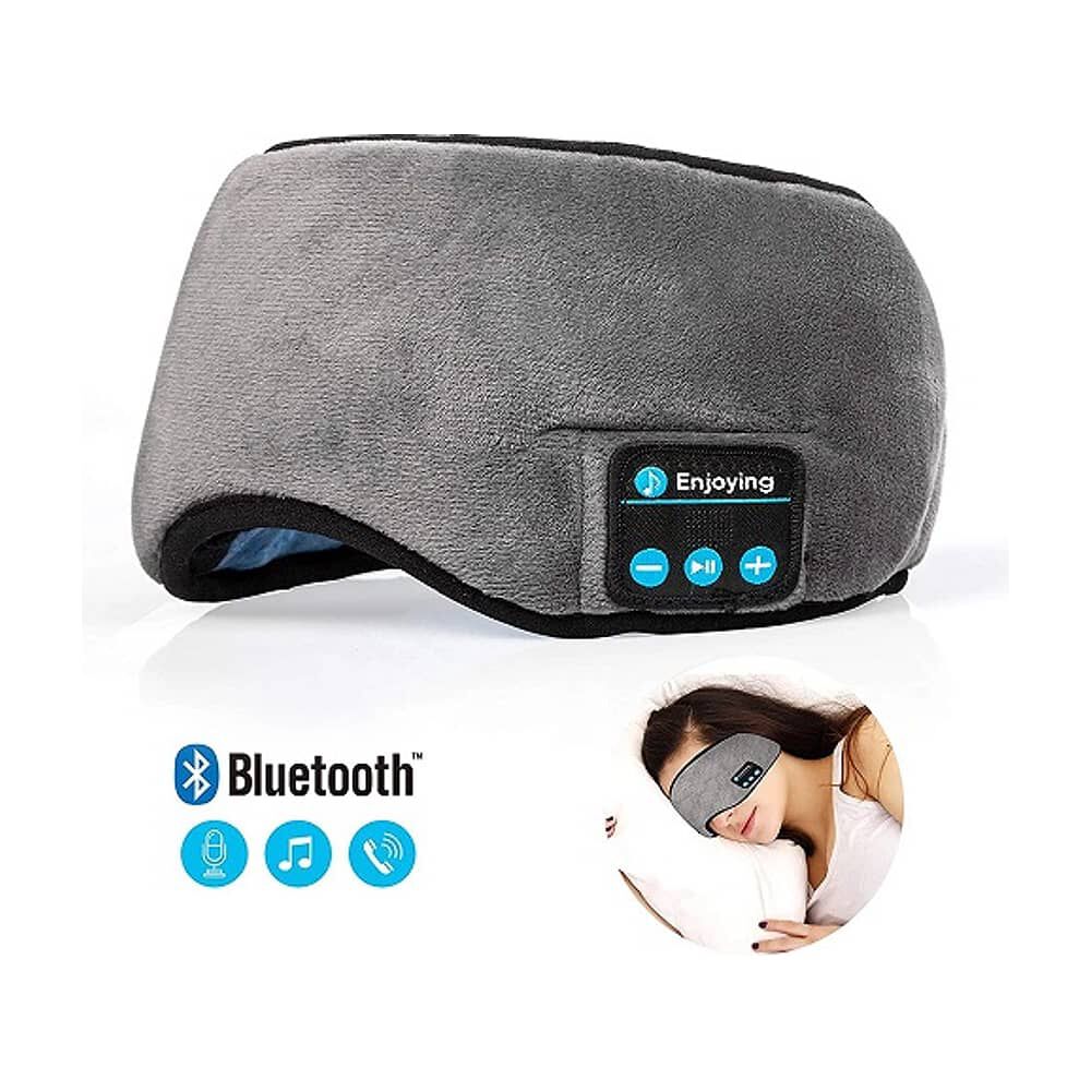 Aud&iacute;fonos Bluetooth Para Dormir Antifaz Mascarilla Diadema Sin Cables Suave Y C&oacute;modo image number 1.0