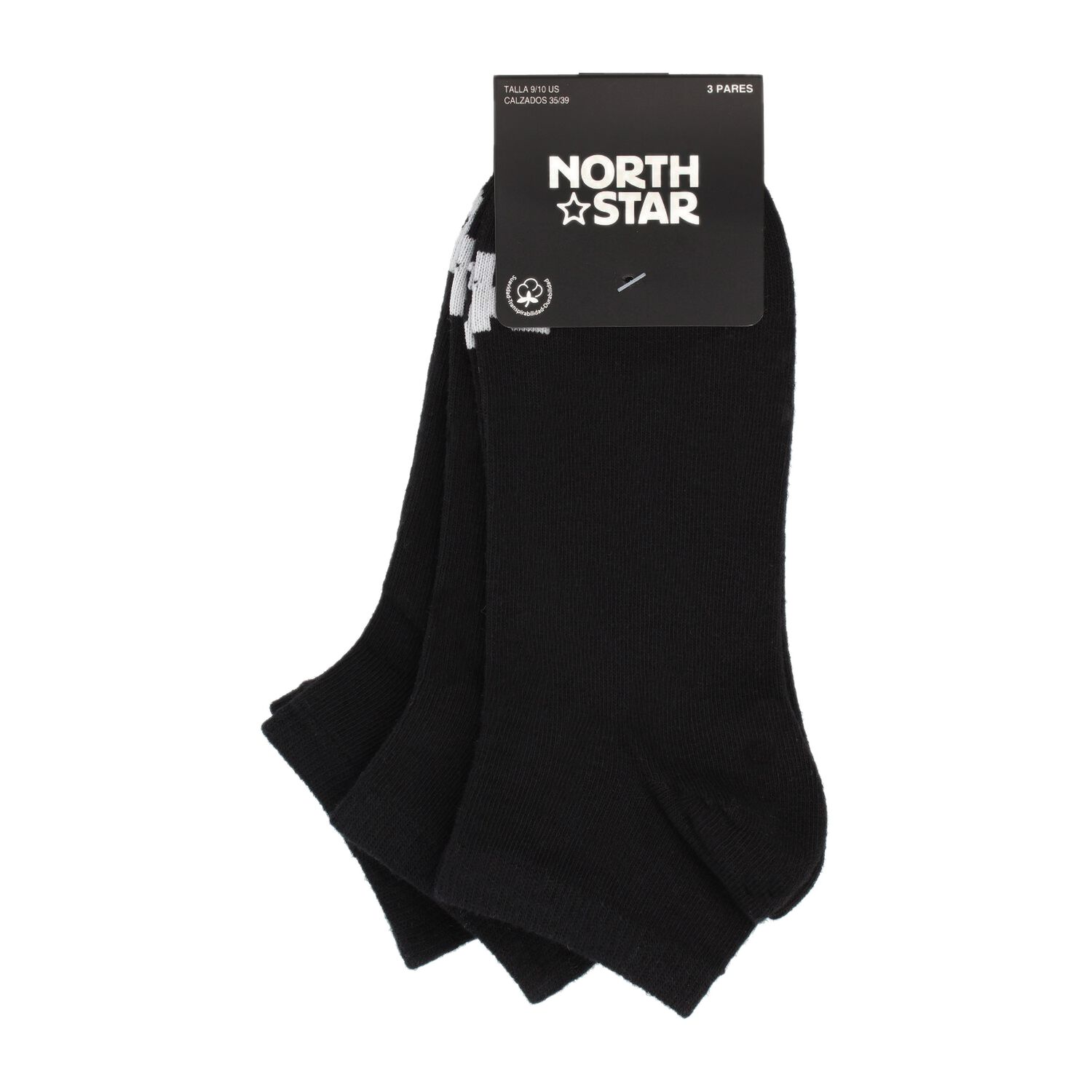 Calcetines Mujer North Star Ciro Negro image number 0.0