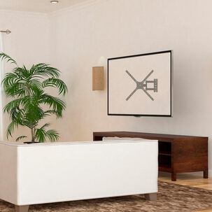 Soporte Para Tv Con Brazo De 19cm - Inclinable - Blanco 10" A 55" Brasforma