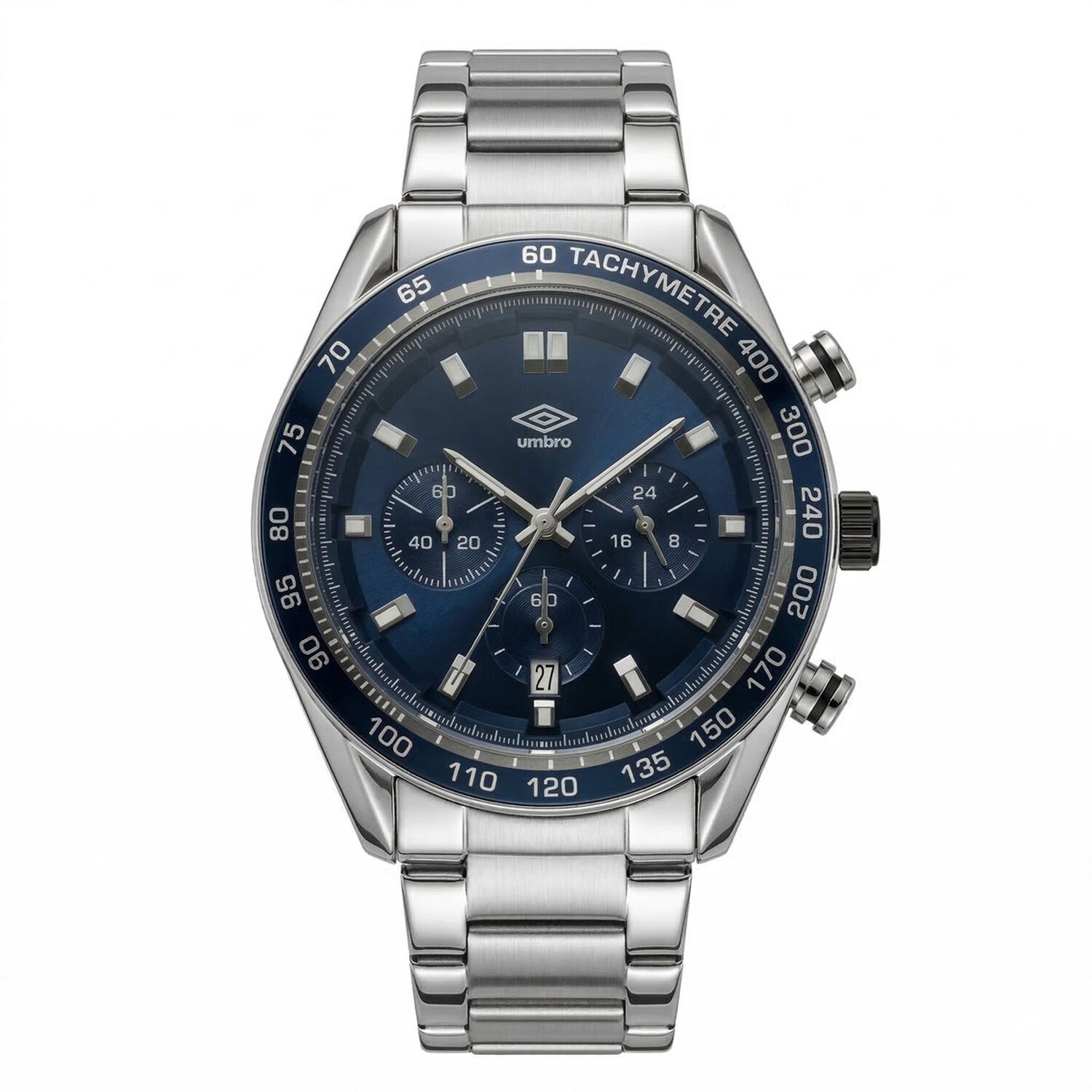 Reloj An&aacute;logo Hombre Umbro Plus Plateado Umbp-1500-118 image number 0.0