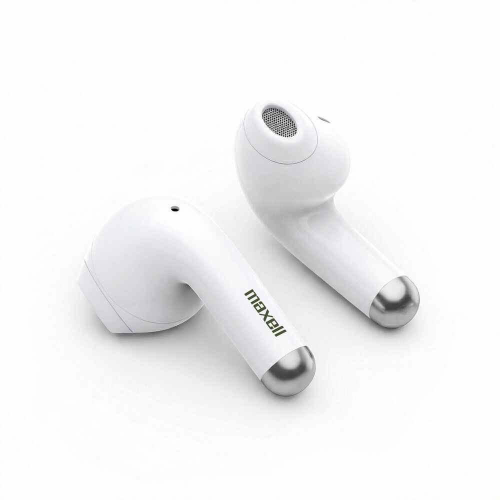 Aud&iacute;fonos Bluetooth Inal&aacute;mbricos Maxell Elio 12 Horas Blanco/verde image number 1.0