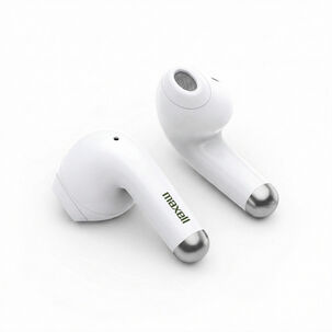 Aud&iacute;fonos Bluetooth Inal&aacute;mbricos Maxell Elio 12 Horas Blanco/verde