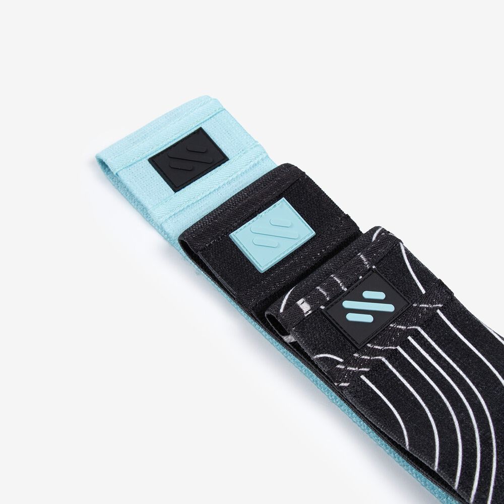 Ultimate Pack Elastic Negro - Celeste image number 2.0