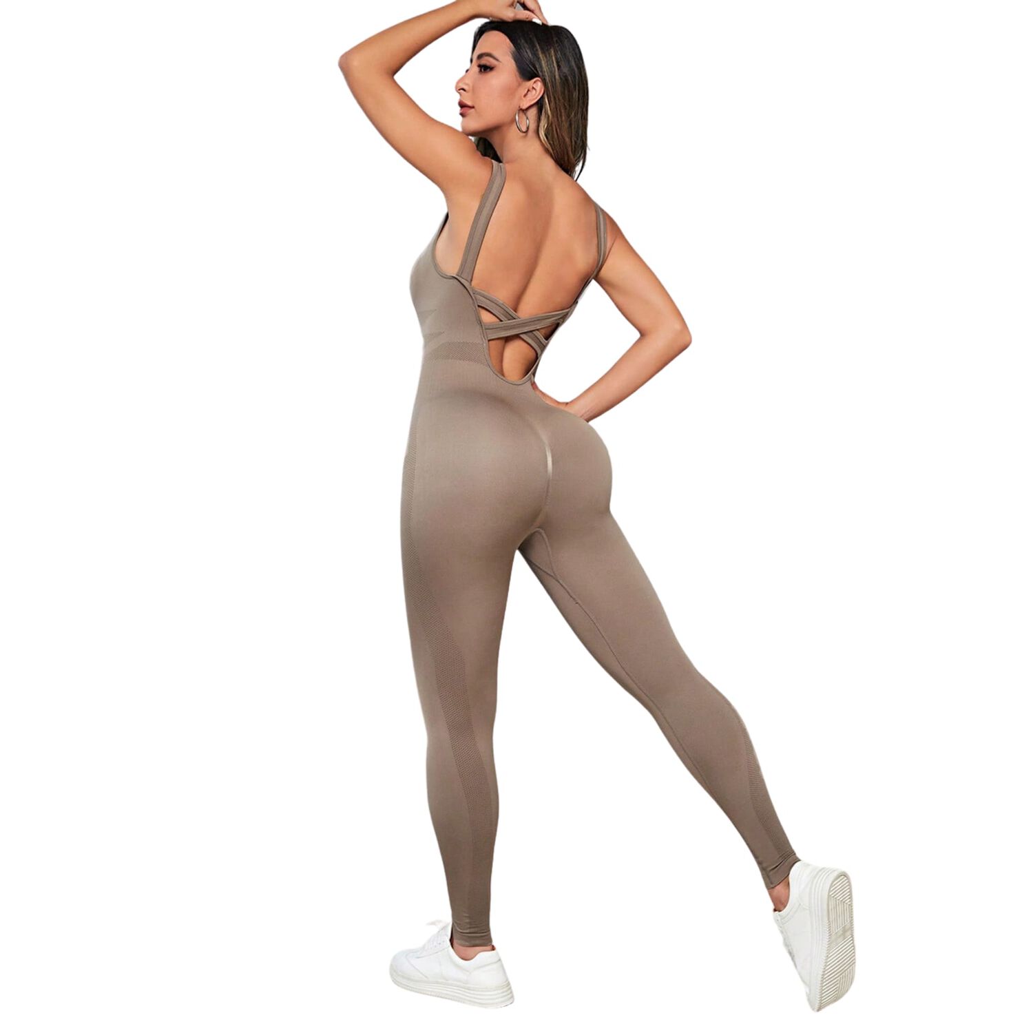 Enterito Push Up Sin Mangas Sukha Beige image number 2.0