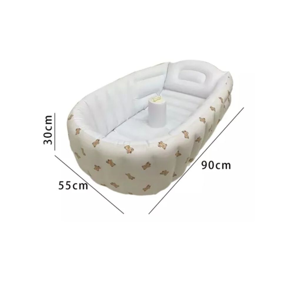 Ba&ntilde;era Inflable Piscina Bebes Antiresbalante C&oacute;moda Port&aacute;til image number 7.0