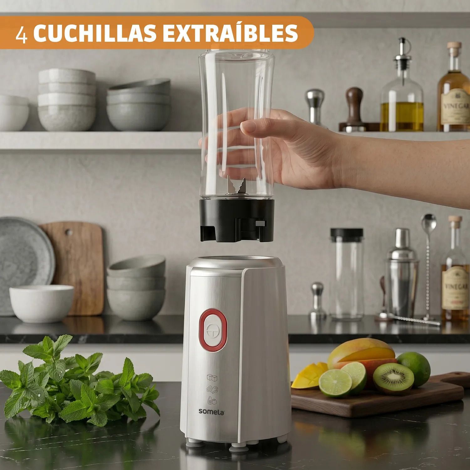 Licuadora Somela Pb260 Nutriexpert / 0.6 Litros / 500 Watts image number 3.0