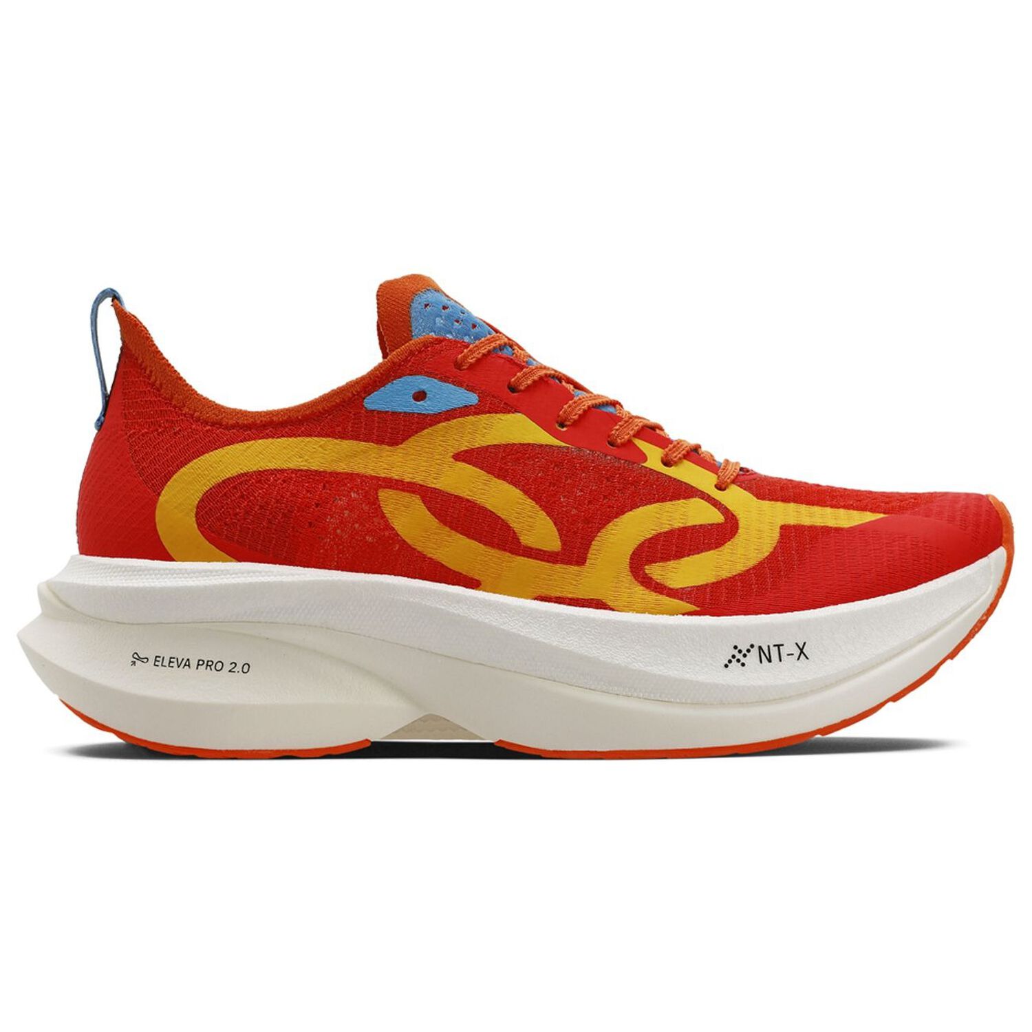 Zapatilla Running Mujer Corre Grafeno 3 Rojo/amarillo image number 0.0