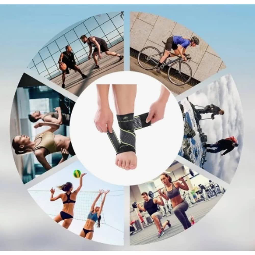 Tobillera Deportiva Soporte Tobillo Venda Compresi&oacute;n Lesi&oacute;n image number 5.0
