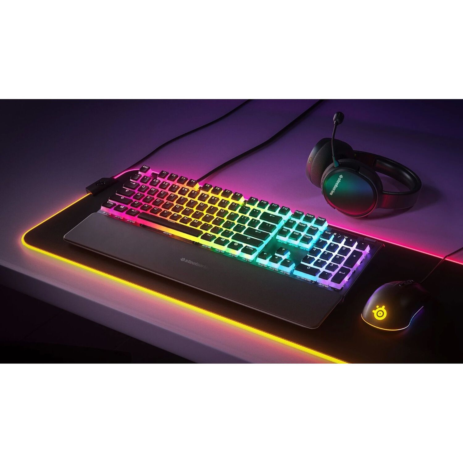 Teclas Gamer Prismcaps Black Us Steelseries image number 4.0