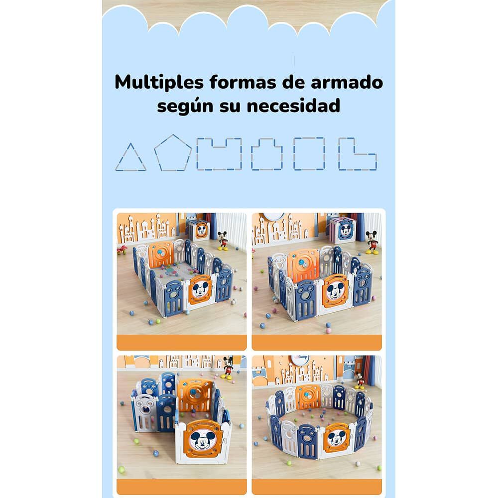 Corral 1.26*1.5m Rosado Con Alfombra Lubabycas image number 3.0