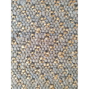 Alfombra De Yute Gris Mediana 1,5 X 2,3 Mts