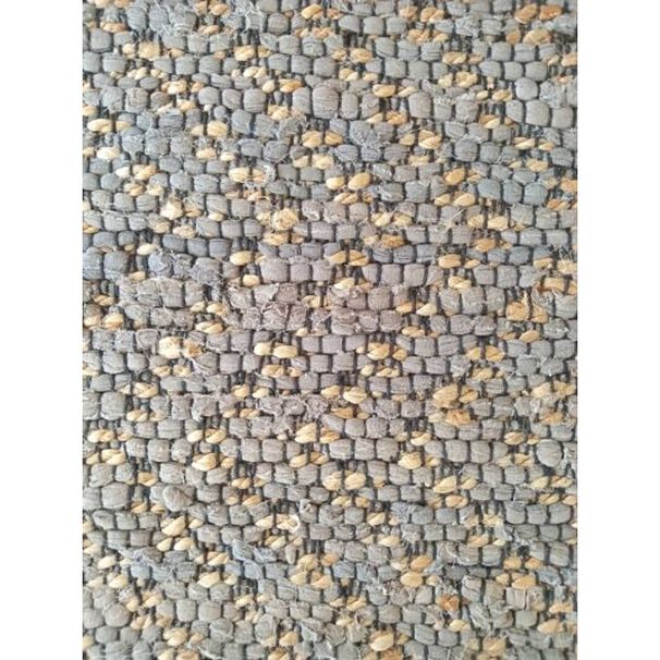 Alfombra De Yute Gris Mediana 1,5 X 2,3 Mts