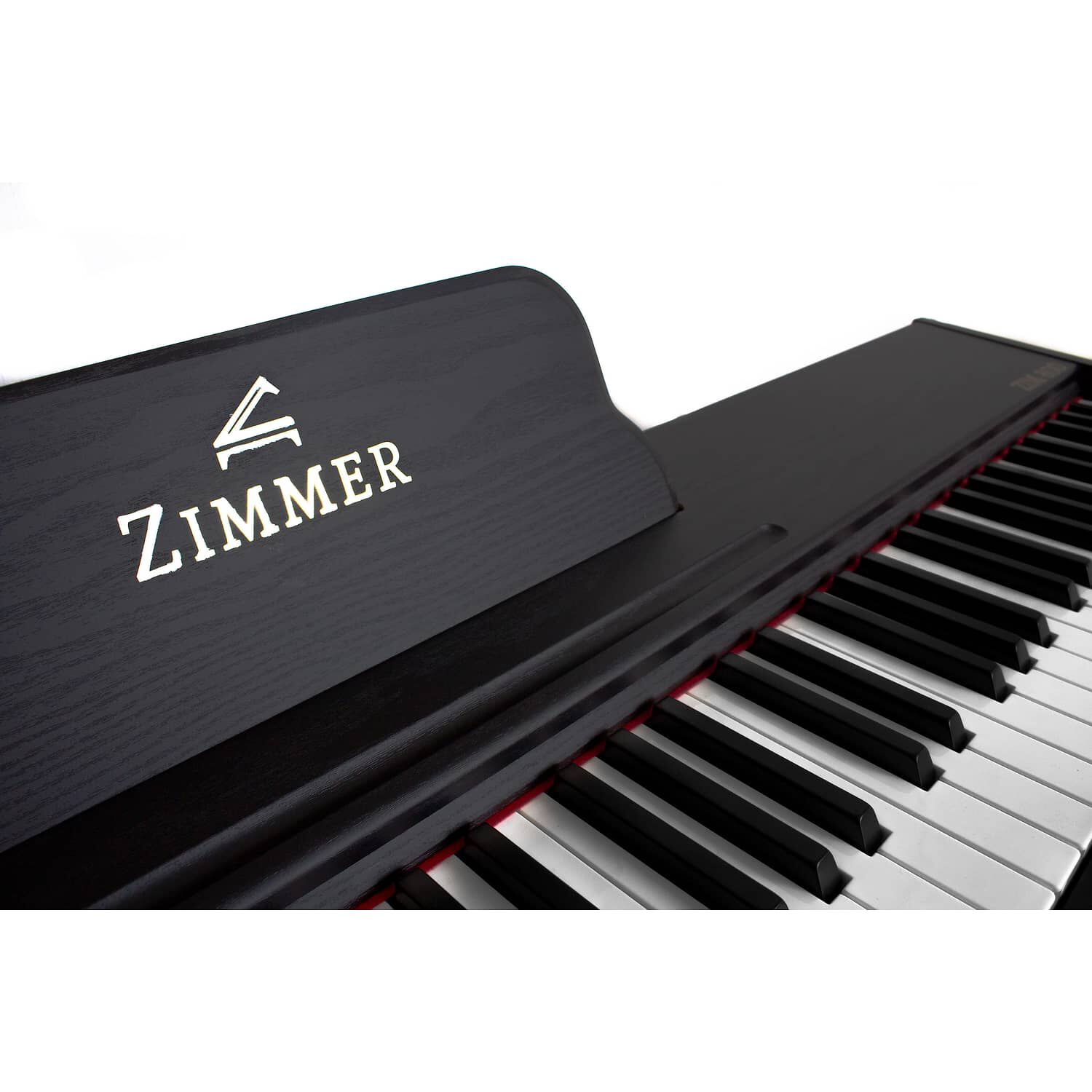 Piano Digital Portable Zimmer Negro Zim-800-bk image number 2.0