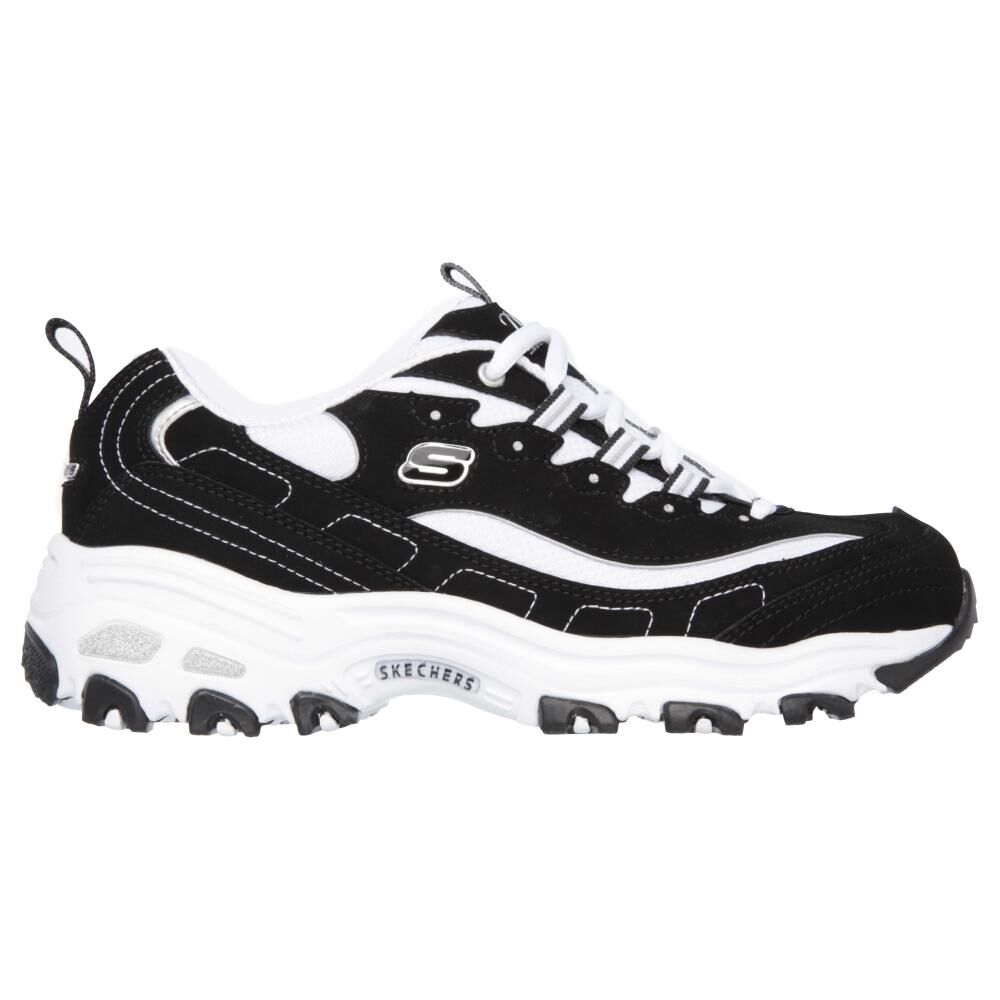 Zapatilla Urbana Mujer Skechers D'lites Negro/blanco image number 1.0