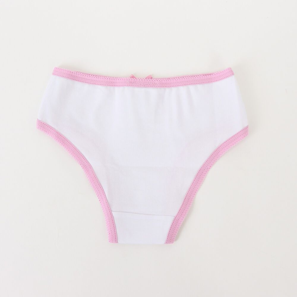 Tripack Calz&oacute;n Ni&ntilde;a Blanco Full Print Flores Bluey image number 6.0