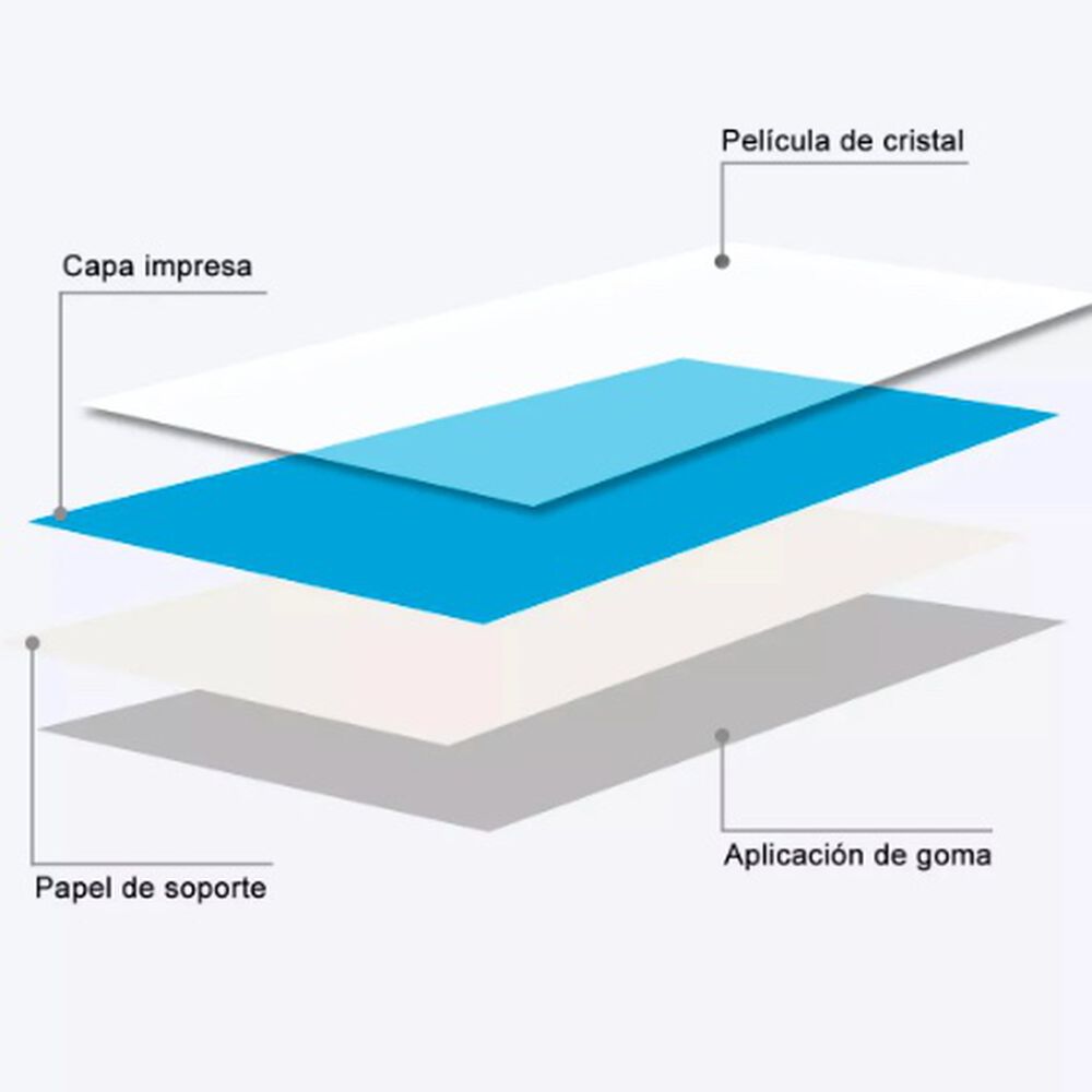 10 Laminas Papel Mural M&aacute;rmol Ladrillo Pared Y Piso 60x30cm image number 2.0