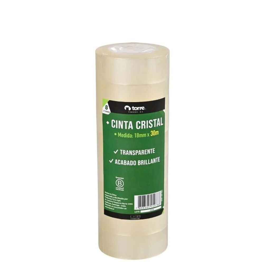 Cinta Cristal Set 8 Uni 18mmx30m Torre image number 0.0