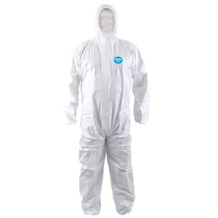 Buzo Desechable Cubre Cierre Steelgen Plus+ Isp Blanco