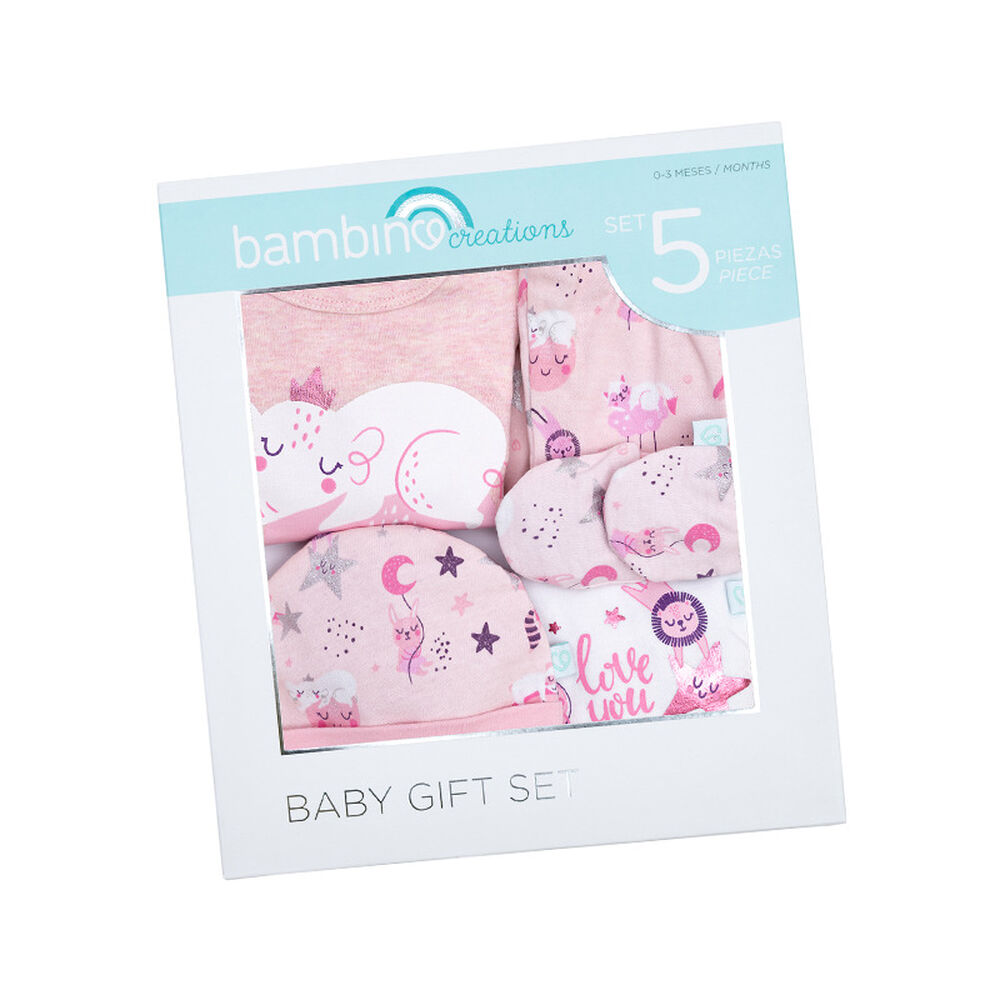 Ajuar Pack Bambino Body Panties Gorro Mitón Bebé 0-3 Meses image number 1.0