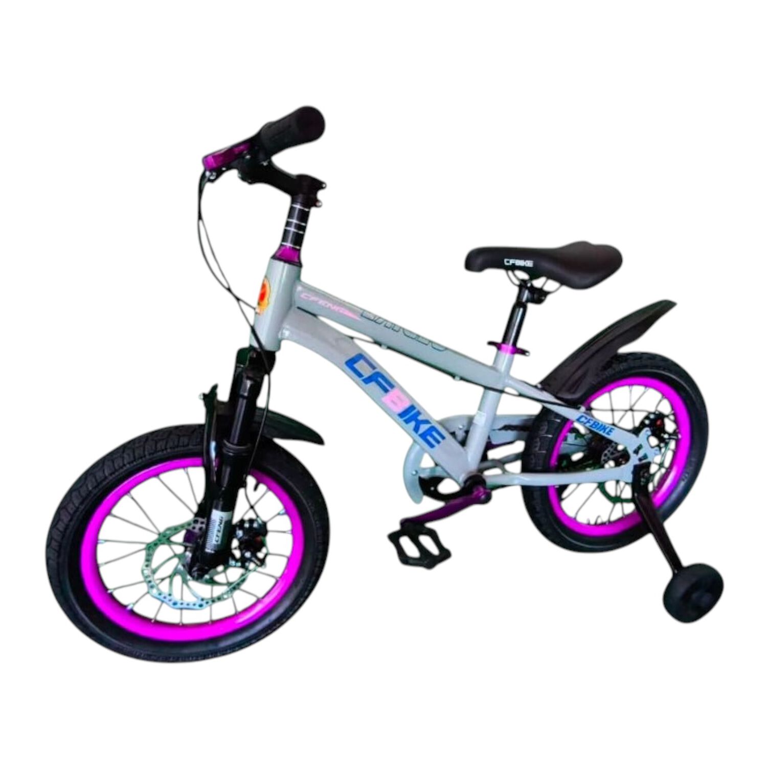 Bicicleta Aro 16 Cfbike Cfeng Con Freno Disco Gris image number 2.0