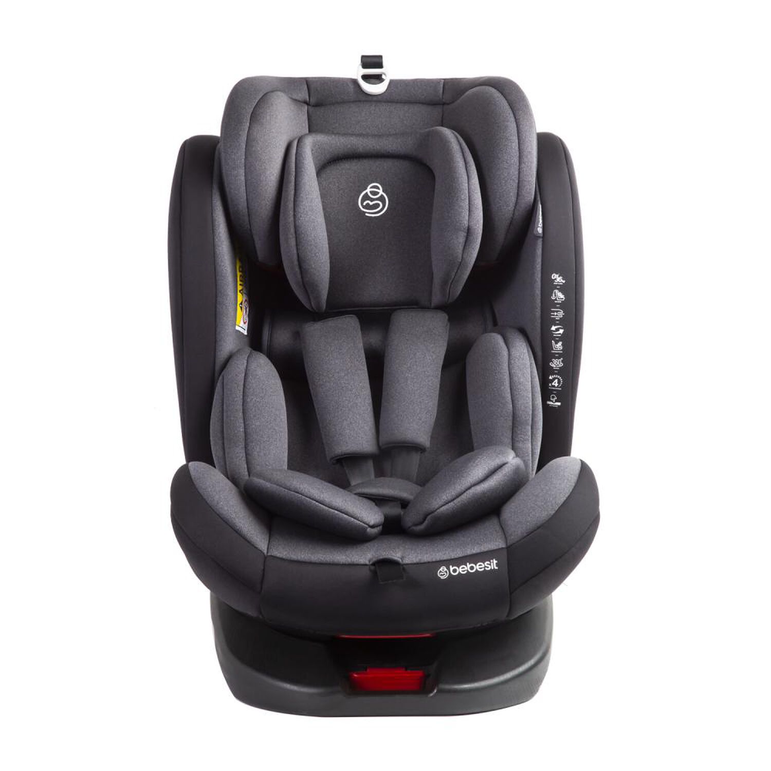 Silla De Auto Convertible Saturn Bebesit Grey-black image number 5.0