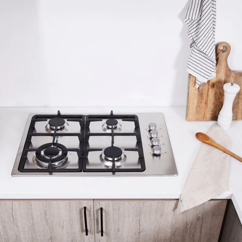 Encimera A Gas Licuado Design 60 Cm Fdv: 4 Quemadores, 1 Triple Corona image number 8.0