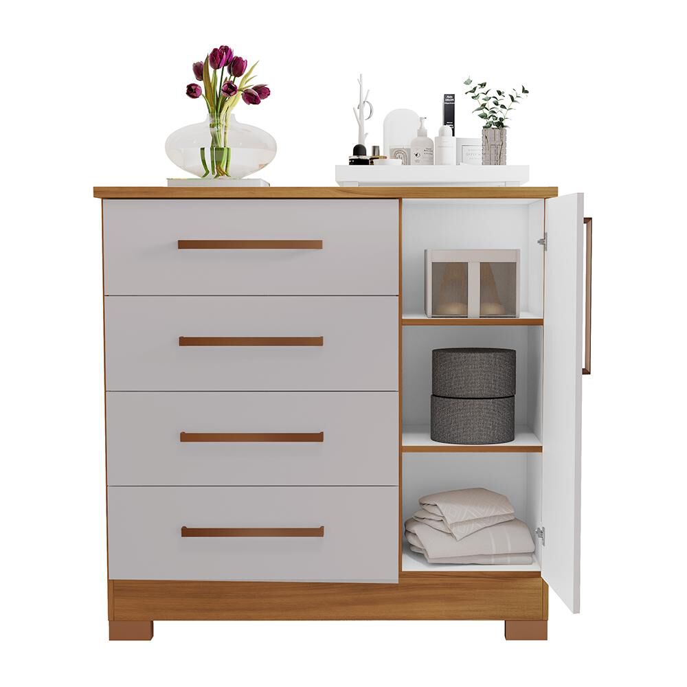 C&oacute;moda Home Mobili Comoda Edi / 1 Puerta(s) / 4 Caj&oacute;n(es) image number 3.0