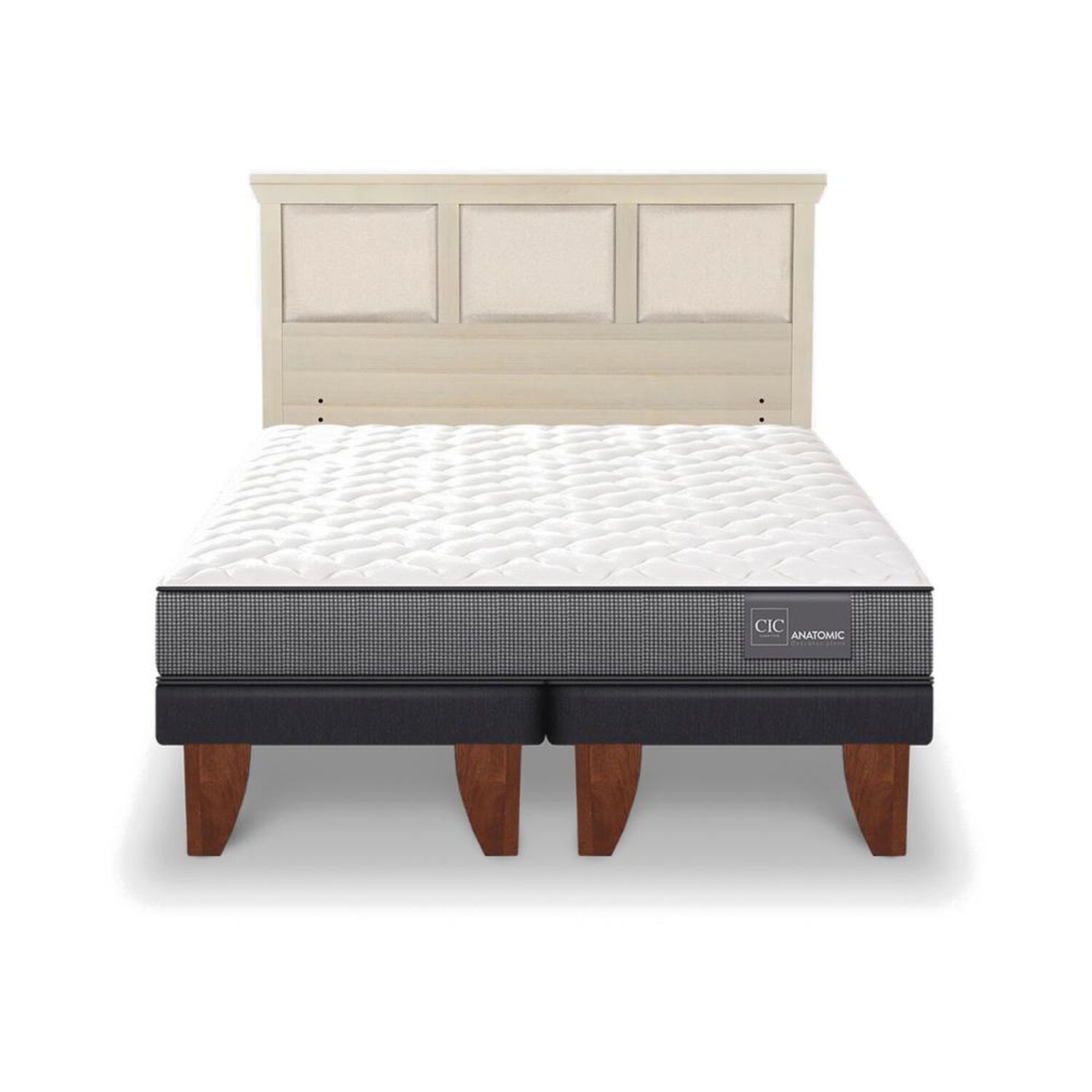 Cama Europea Cic Anatomic / King / Base Dividida + Respaldo image number 0.0