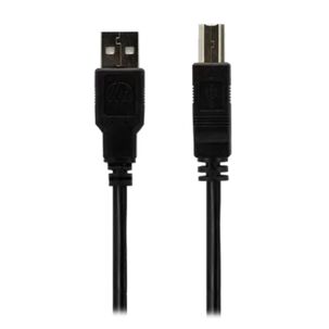 Cable De Impresora Usb Con Adaptador Otg Usb C 2mt Negro