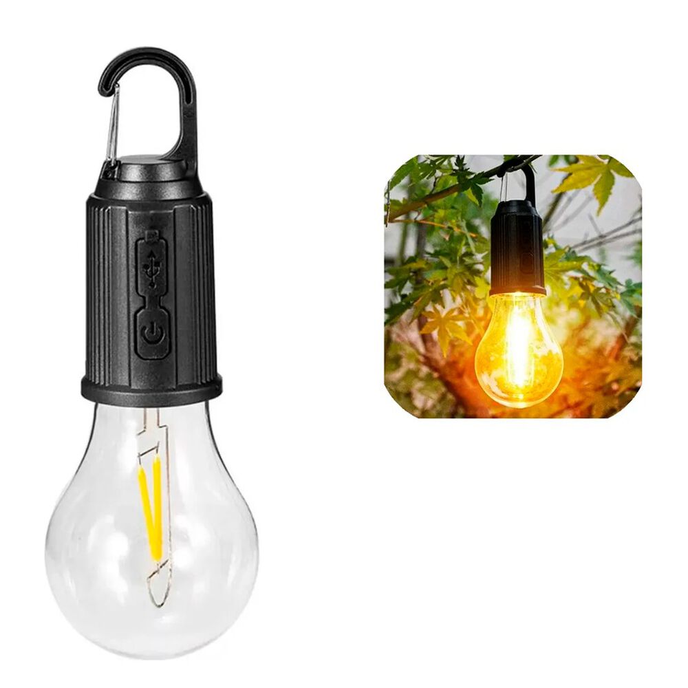 Ampolleta Led Recargable Para Camping Usb Portátil Impermeable image number 3.0