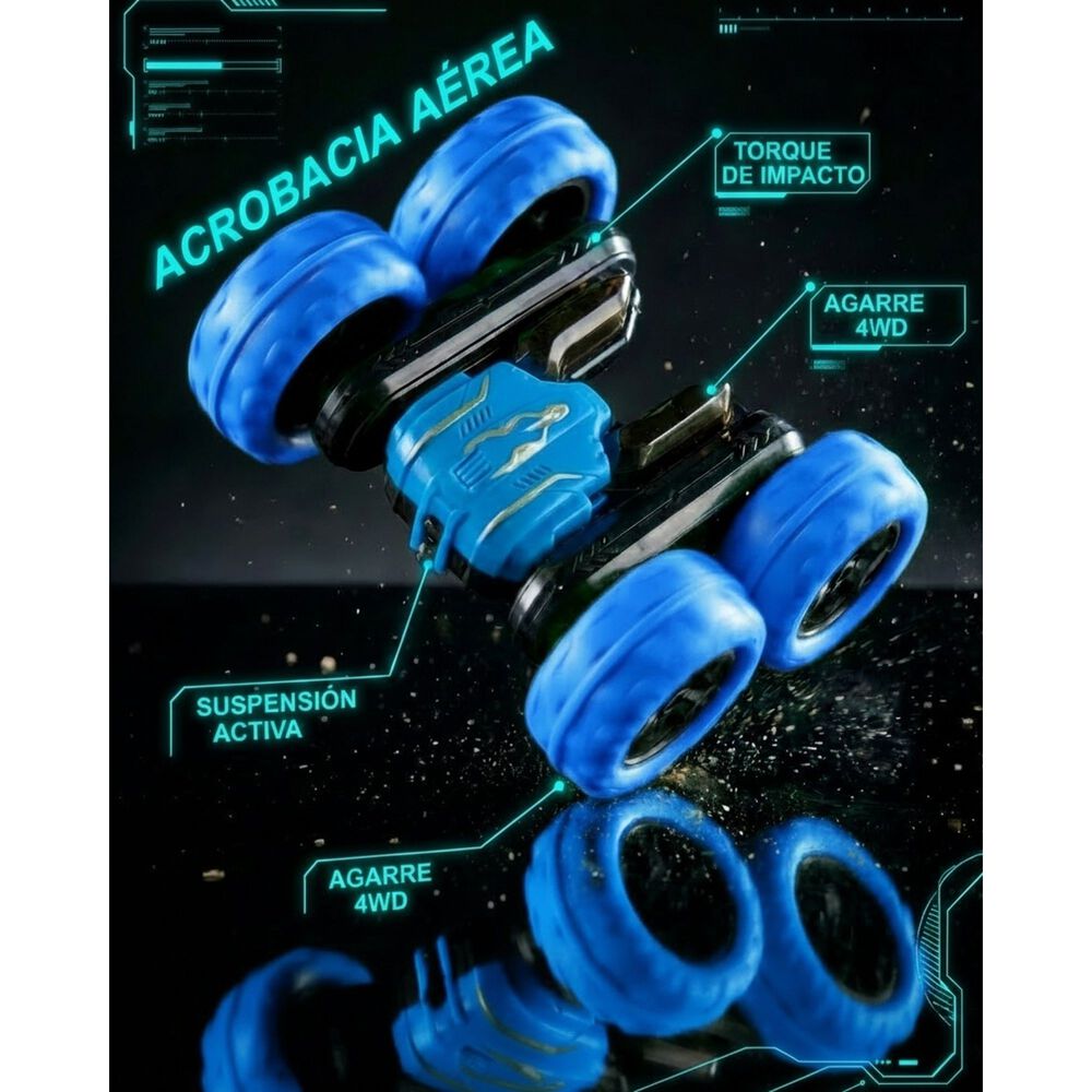 Auto Radio Controlado Extremo Doble Traccion Giro 360&deg; image number 4.0