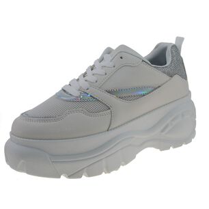 Zapatilla Terraplen Plata Via Franca Art. 5lx90704si