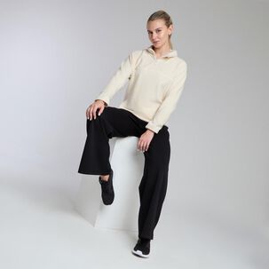 Polerón Deportivo Liso Slim Cuello Redondo Mujer Wetland