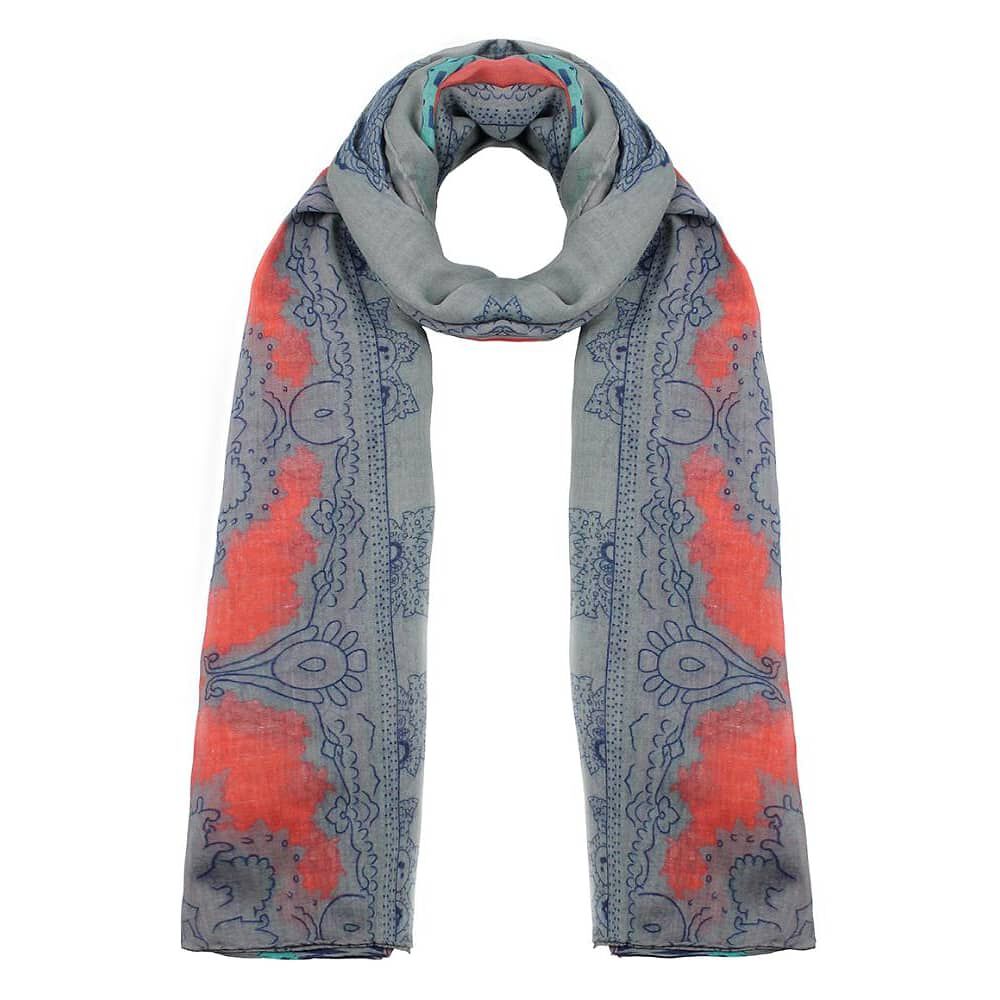 Pa&ntilde;uelo Janis Gris Kubayoff image number 0.0