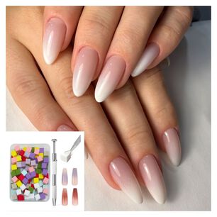 Set De Mini Esponjas Con Pinza Para Degradados De Esmalte Y Decoracion