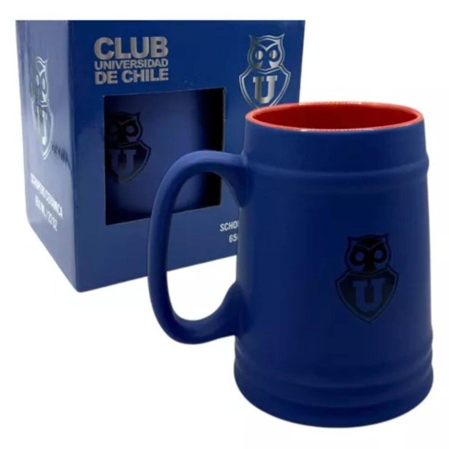 Taz&oacute;n U De Chile Schopero 650 Ml Cer&aacute;mica image number 1.0