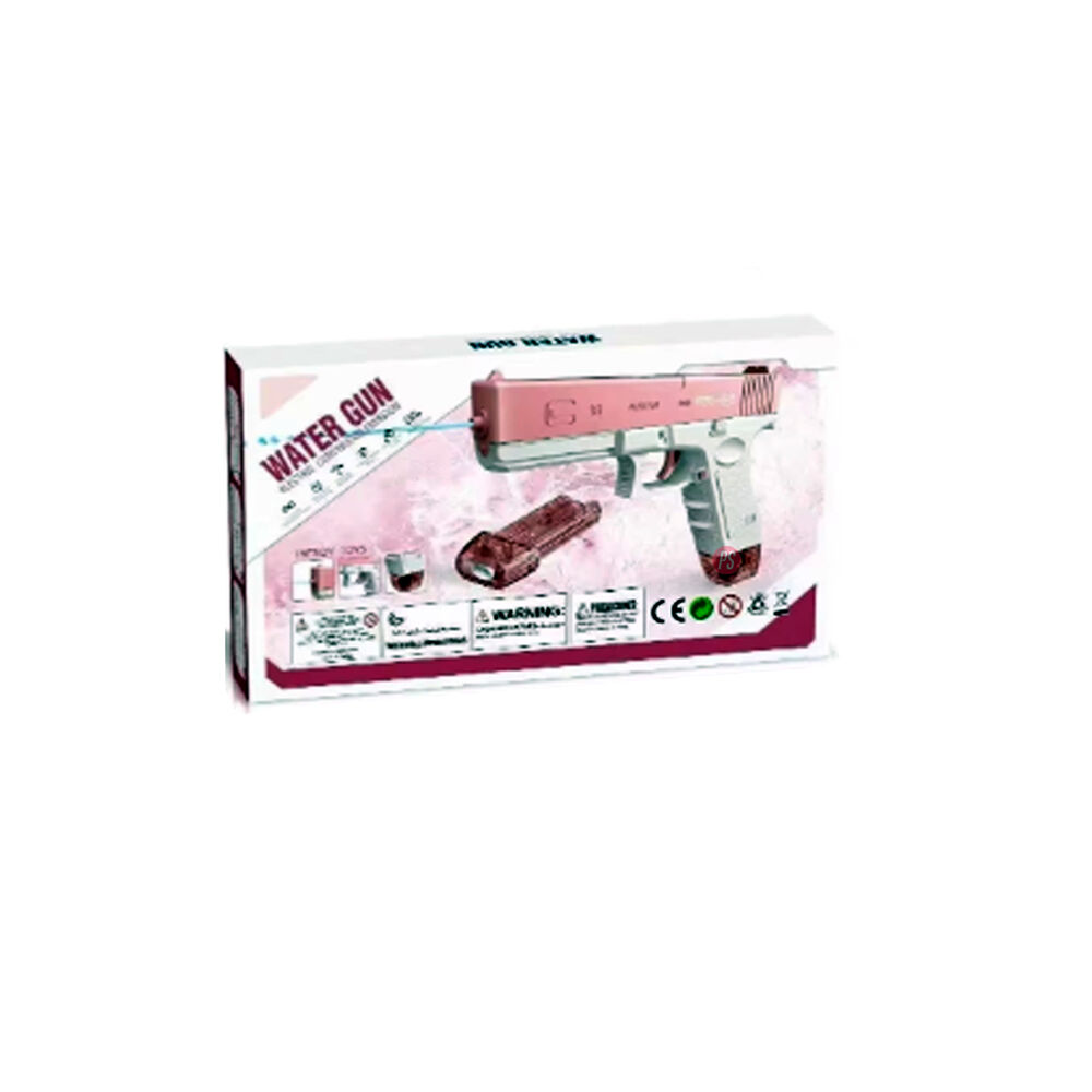 Pistola De Agua Recargable Rosado Con Lanzamiento Continuo - Ps image number 2.0