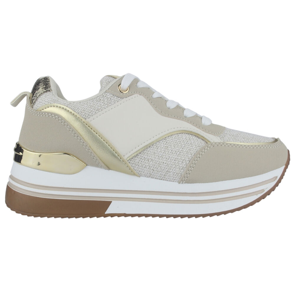 Zapatilla Mujer Chalada Jettixlow2 Beige Urbano image number 0.0