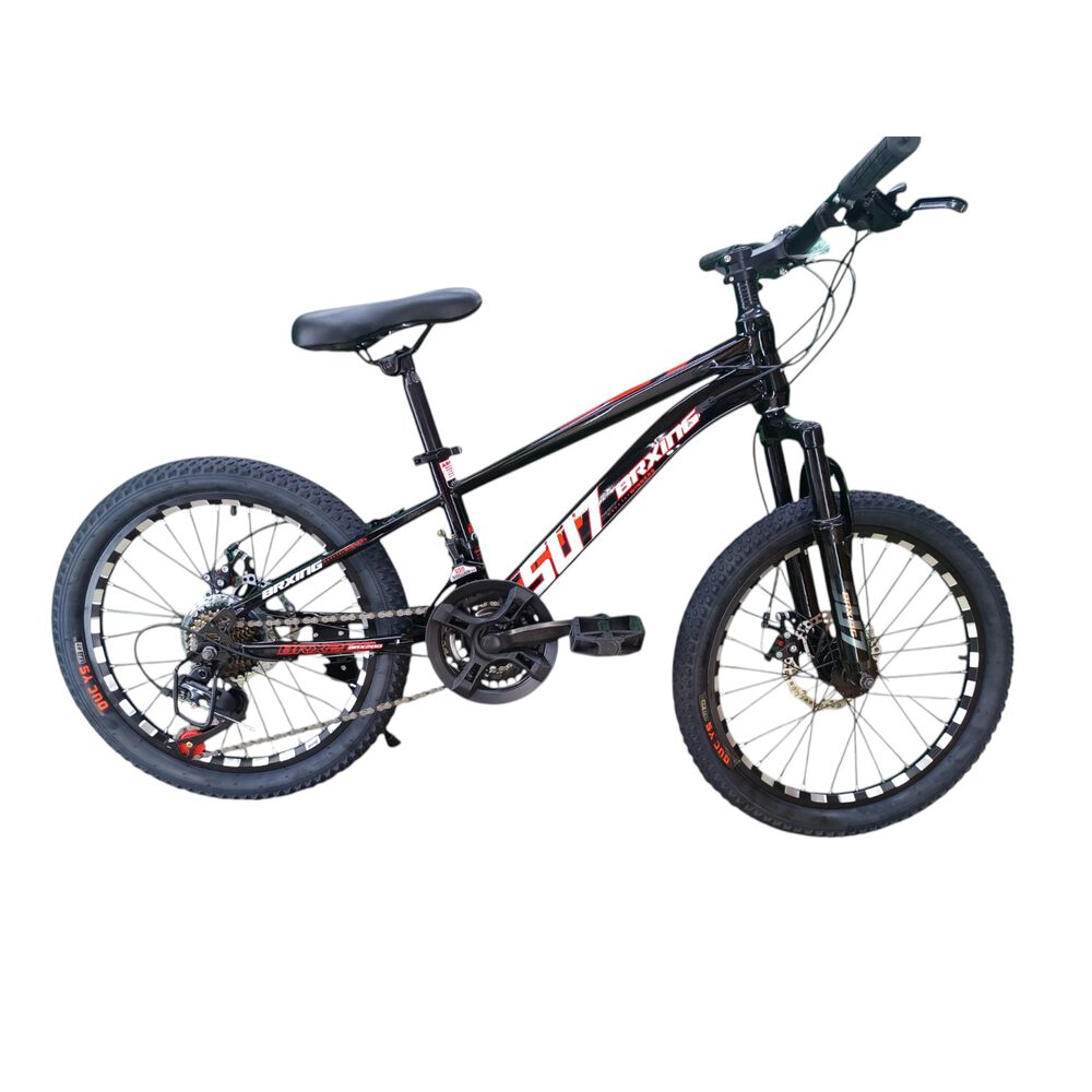 Bicicleta Aro 20 Brxing Su7 Negro Con Freno Disco Y 21 Velocidades image number 0.0