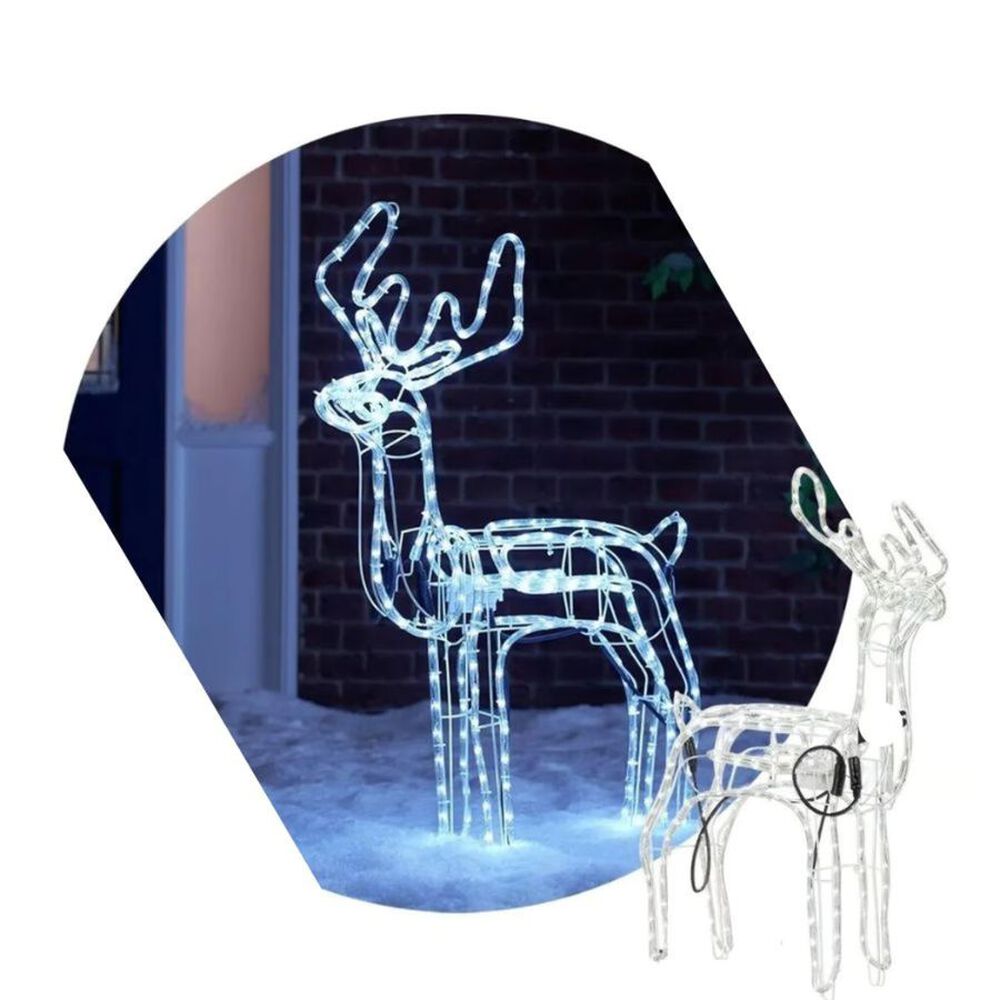 Reno Navideño Con Movimiento Y Luz Led 120cm image number 0.0