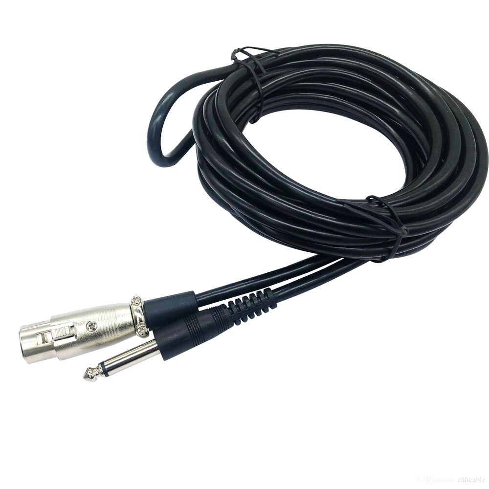 Micrófono Multimedia Xlr A Jack 6.3mm Cable 4.5 Metros Dm24k image number 6.0