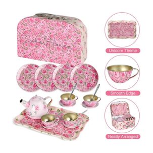 Juguete Juego De Te Tacitas Tetera Accesorios Rosado Infantil