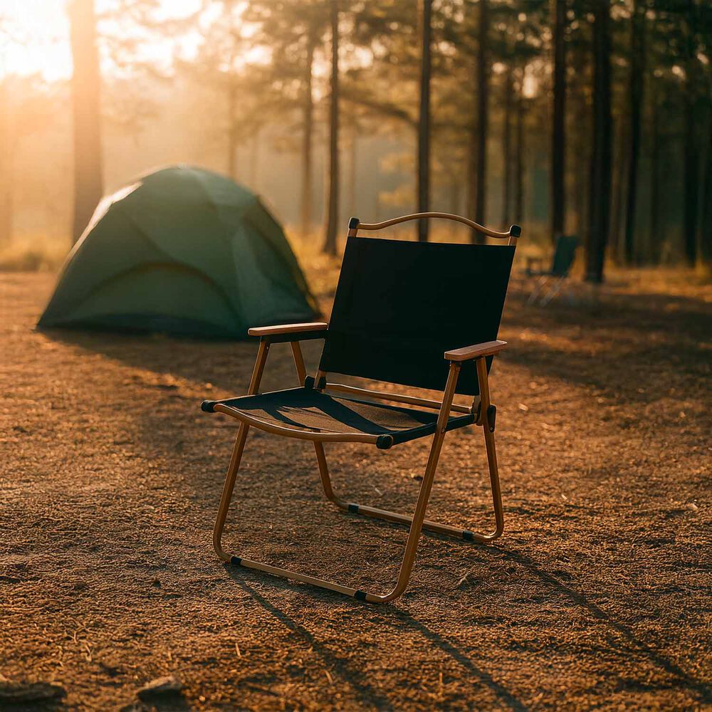 Silla Plegable Camping Calafqu&eacute;n Negro image number 1.0