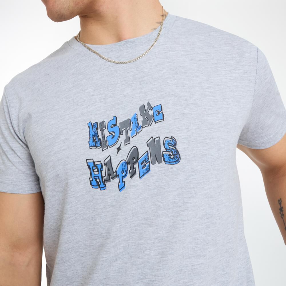 Polera Regular Manga Corta Cuello Redondo Hombre Skuad image number 4.0