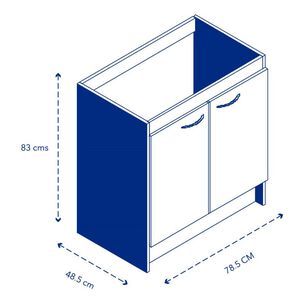 Mueble De Cocina Mobitex Acacia Arena